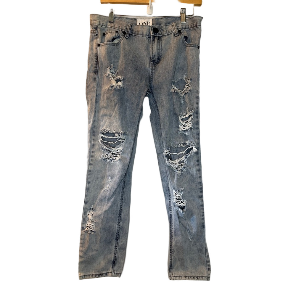 One Teaspoon Distressed Awesome Baggies Jeans 28